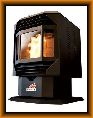 Ardisam Castle Stove HPS09 Bay Window Pellet Stove Used Model Free 