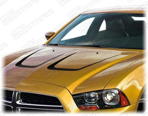 dodge charger 2011 hood accent stripe decal kit styles time