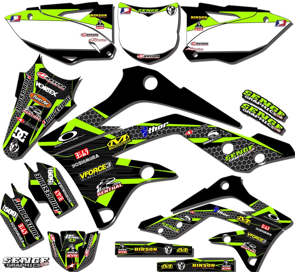 1995 2007 KDX 200 220 GRAPHICS KAWASAKI KDX200 DECO DECALS 2006 2005 