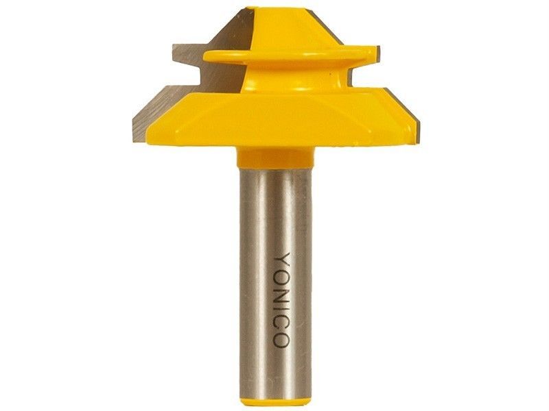 Lock Miter Router Bit   45 Degree Medium   3/4 Stock   15127