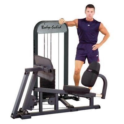 body solid leg calf press weight stack machine glp stk