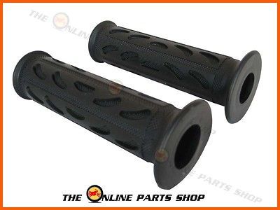 High Quality Black & Black Rubber Handlebar Hand Grips Bennche Megelli 