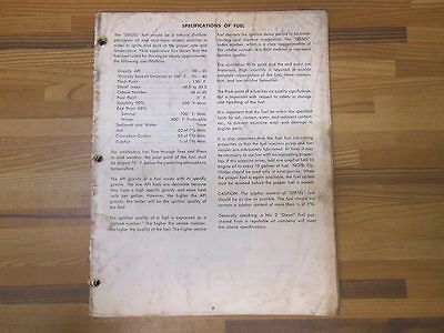 Allis Chalmers HD6 G Owners manual Tune up manual incomplete 9 62