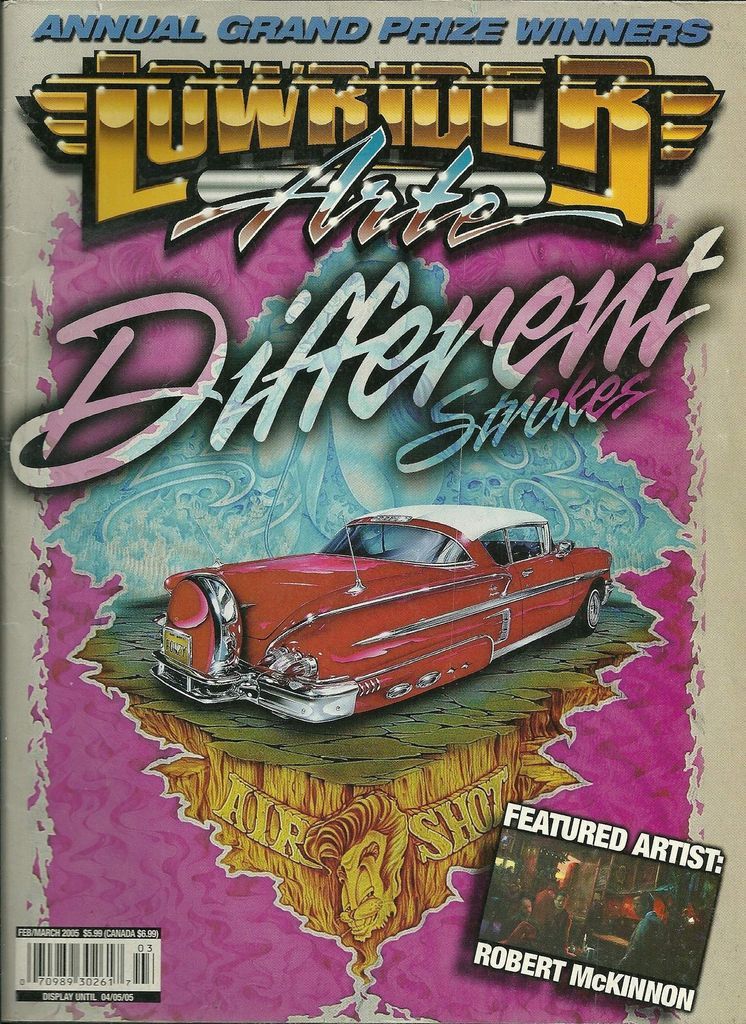 LOWRIDER ARTE MAGAZINE MARCH 2005 CHICANO TATTOO ART FLASH