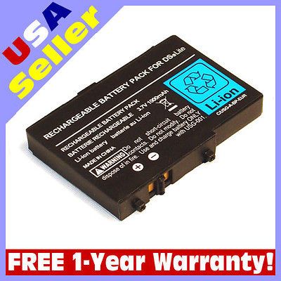 Battery Pack for Nintendo DS Lite Light NDSL DSL USG 003 USG 001 