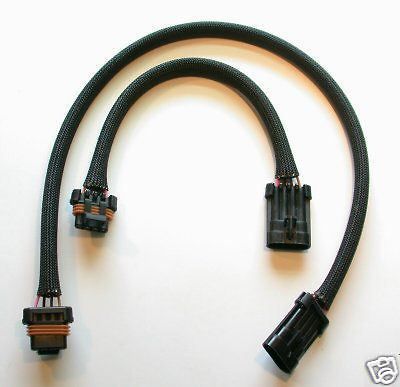 o2 oxygen sensor extension set lt1 corvette 4 pin flat