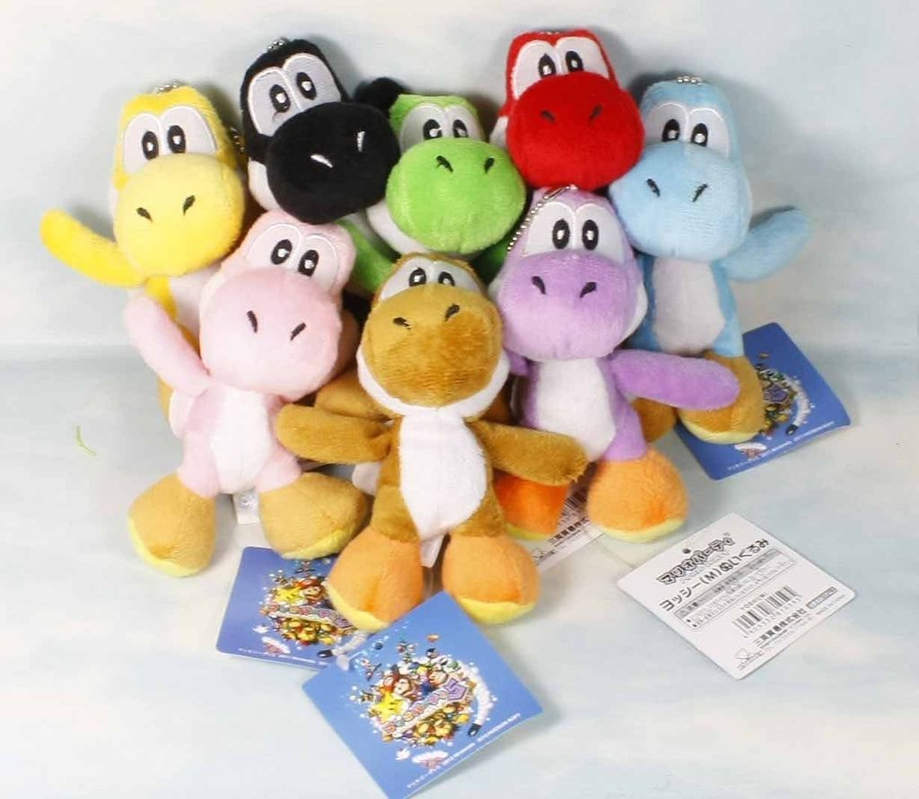 lot 8 pcs set mario bros yoshi 4 5 plush