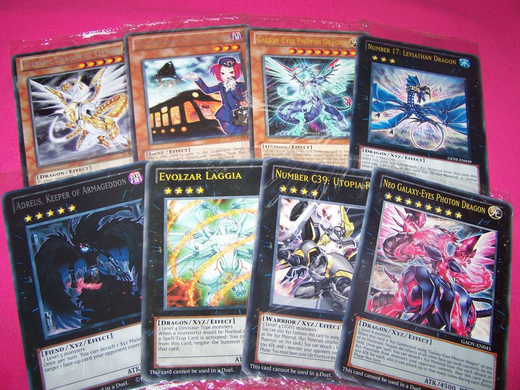 YU GI OH NEW LARGE PROMO CARDBOARD CARD GENF PHSW ORCS GAOV   CHOOSE 