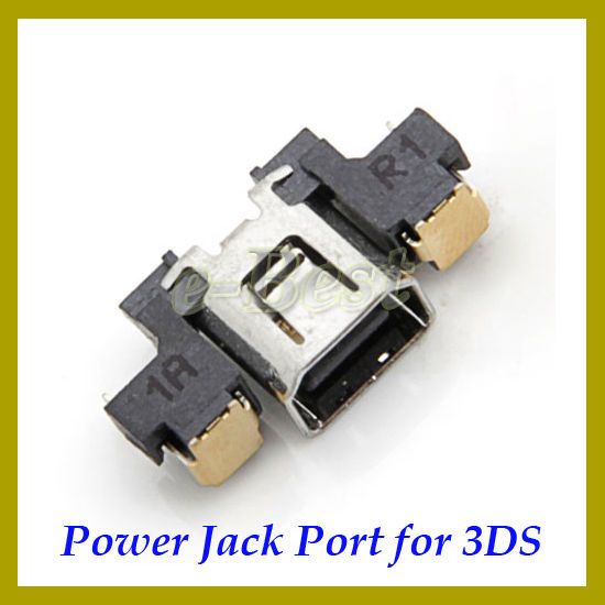 Power Jack Socket Dock Connector Charger Charging Port Nintendo 3DS 