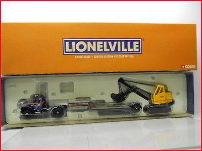 CORGI US52311 MACK B LOWBOY WITH LUFFING LIONEL VILLE DIECAST 1/50TH