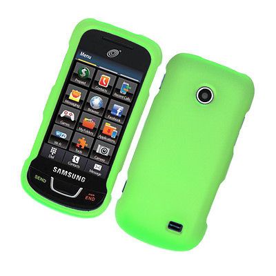 Green   Straight Talk Samsung SGH T528G Protective Phone Cover Hard 