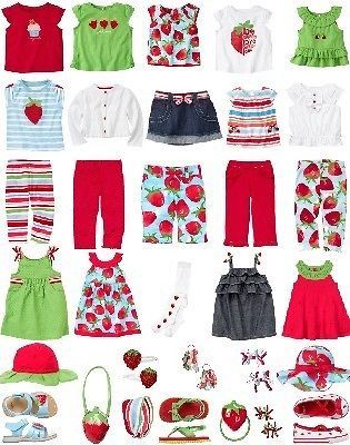 gymboree burst of spring strawberry upick 32 styles nwt