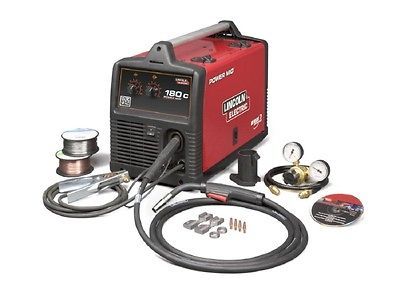 Lincoln K2473 2 Power Mig 180C Mig Welder with Ecmy. Cart K2275 1 