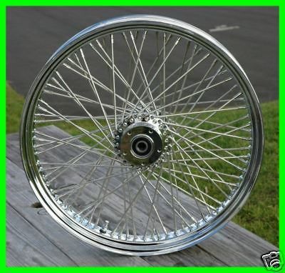 DNA CHROME 21 X 3.5 STAINLESS 80 SPOKE FRONT WHEEL 1984 1999 HARLEY 