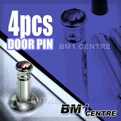   POWER CHROME DOOR PIN SET 1 SERIES E87 116 120 130 135 M 2004 2011