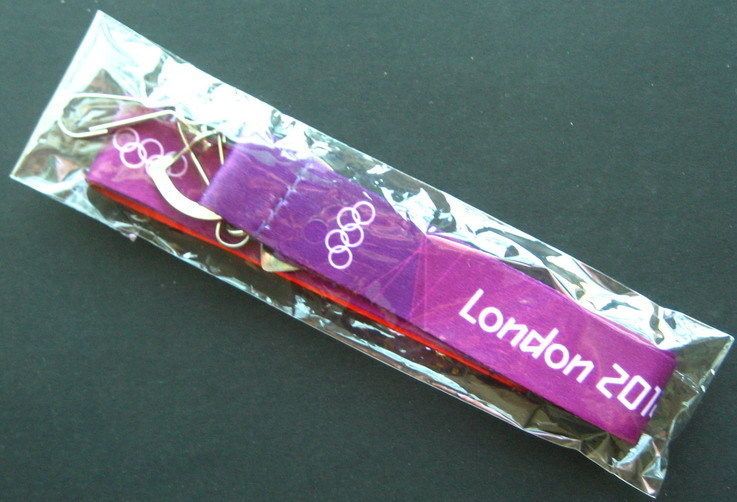 London 2012 Olympic Games Official Lanyard, Atos, New in the Bag 