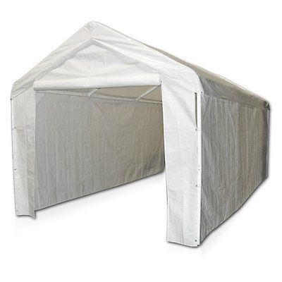 domain carport enclosure sidewall kit white  94 95 buy it 