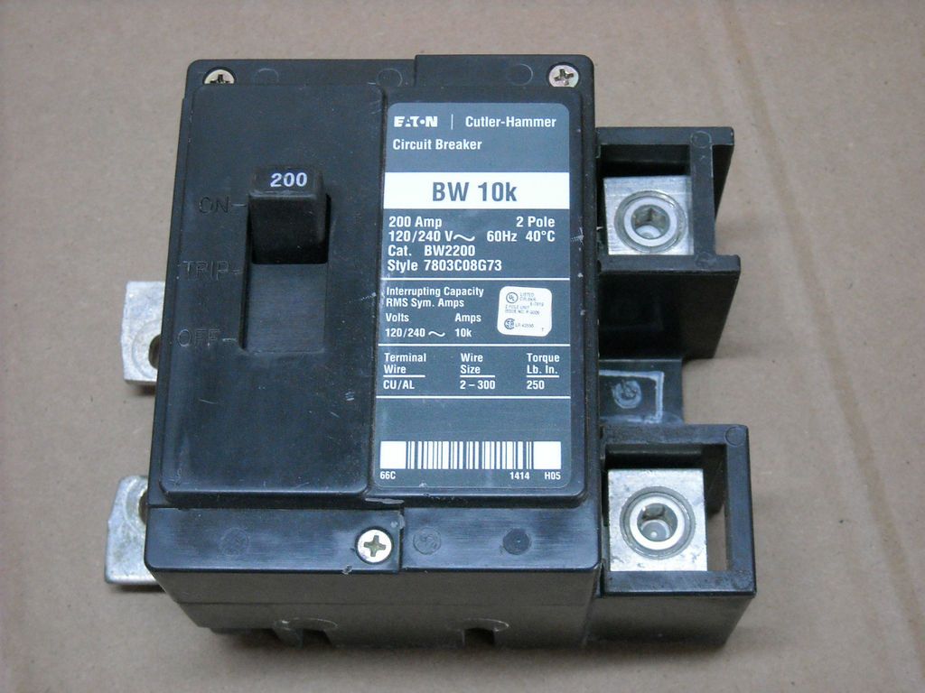 200 amp main breaker in Circuit Breakers, Transformers