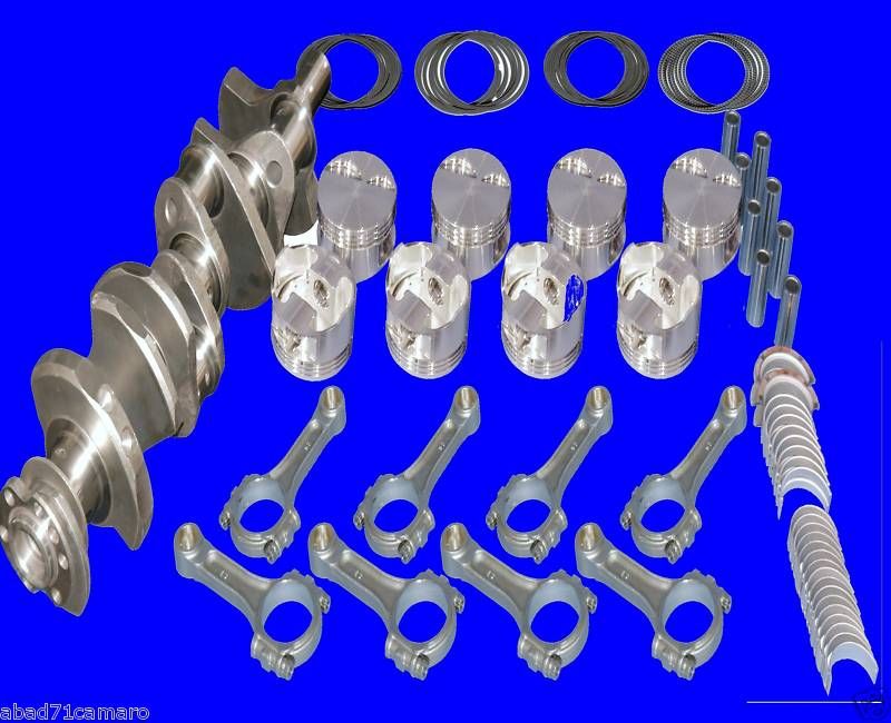 Eagle Sbc Stroker Kit 383 Balanced Rotating Assembly 1pc .30