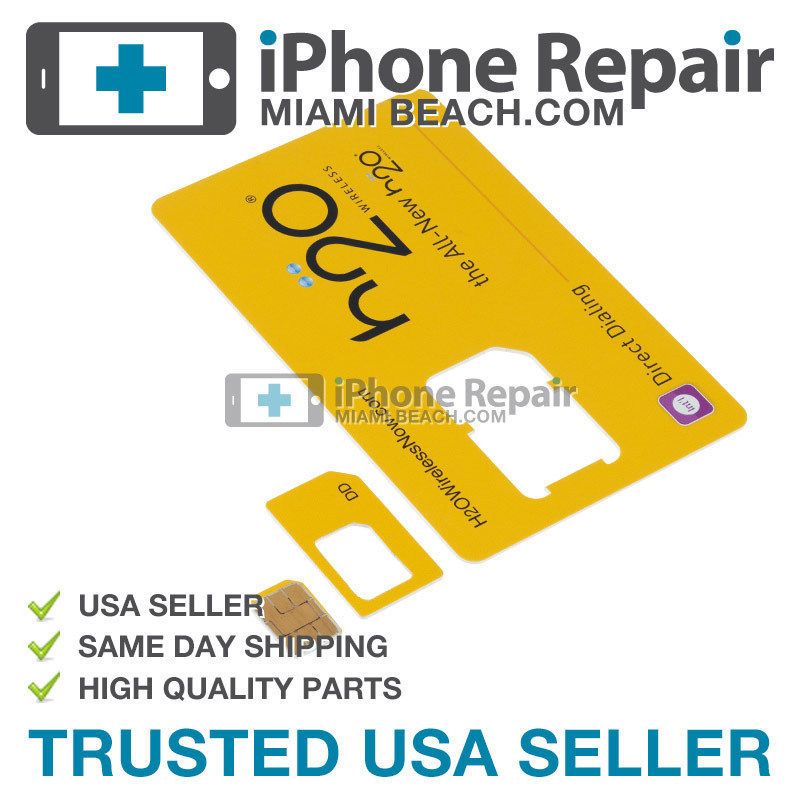 nano sim card h2o wireless mobile kit for iphone 5