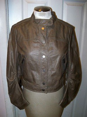 BCBG MAXAZRIA  sz XS  SEXY & GORGEOUS LEATHER JACKET  NWT $498  SOFT 