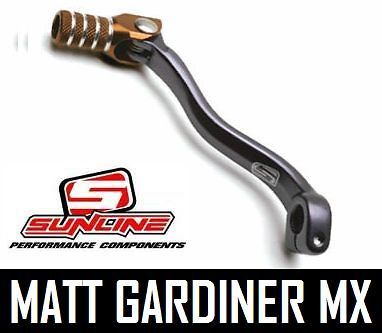 SUNLINE MOTOCROSS MX ALLOY GEAR LEVER SHIFTER folding tip KAWASAKI 