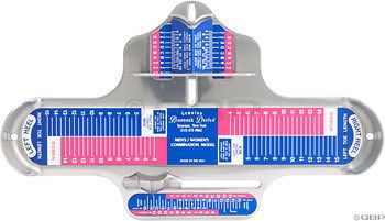 brannock device co combination shoe sizing device