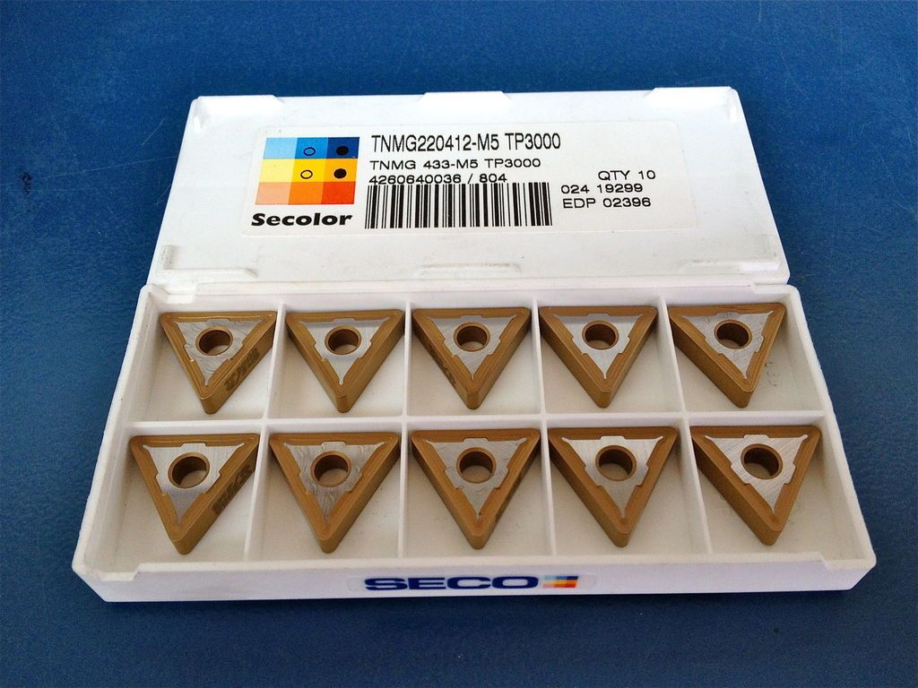 10 X SECO TNMG 433 M5 TP 3000 TNMG 220412 M5 TP 3000 NEW