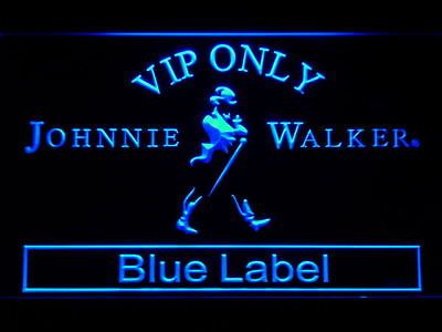 480 b vip only johnnie walker blue label neon sign