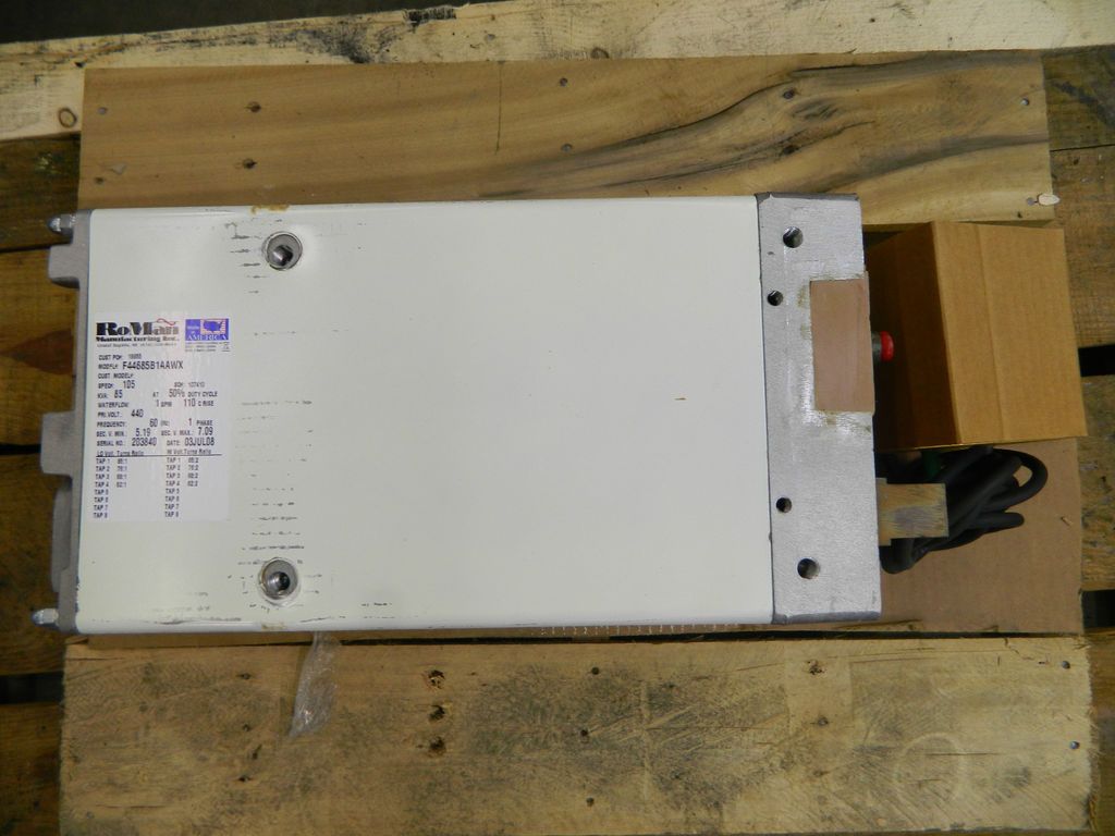   WELDING TRANSFORMER F44685B1AAWX 440V 440 V VOLT 85KVA 85 KVA