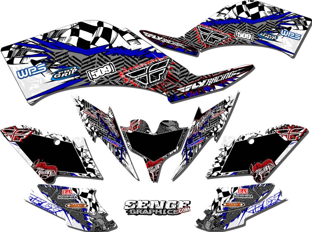   2005 2006 2007 2008 YFZ 450R YFZ450R 450 R YAMAHA GRAPHICS KIT DECO