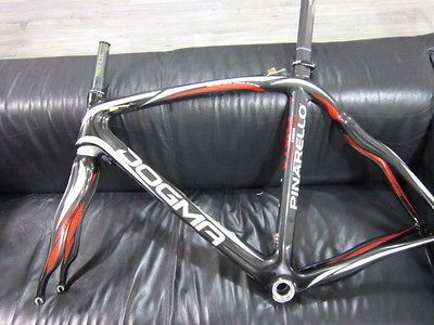 PINARELLO DOGMA 60.1 carbon Cycling frame,frameset,seatpost sz 55 FREE 