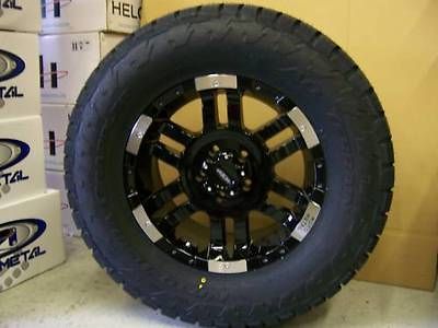 18 Moto Metal 951 Black 285/65 18 Nitto Terra Grappler Tires 33 All 