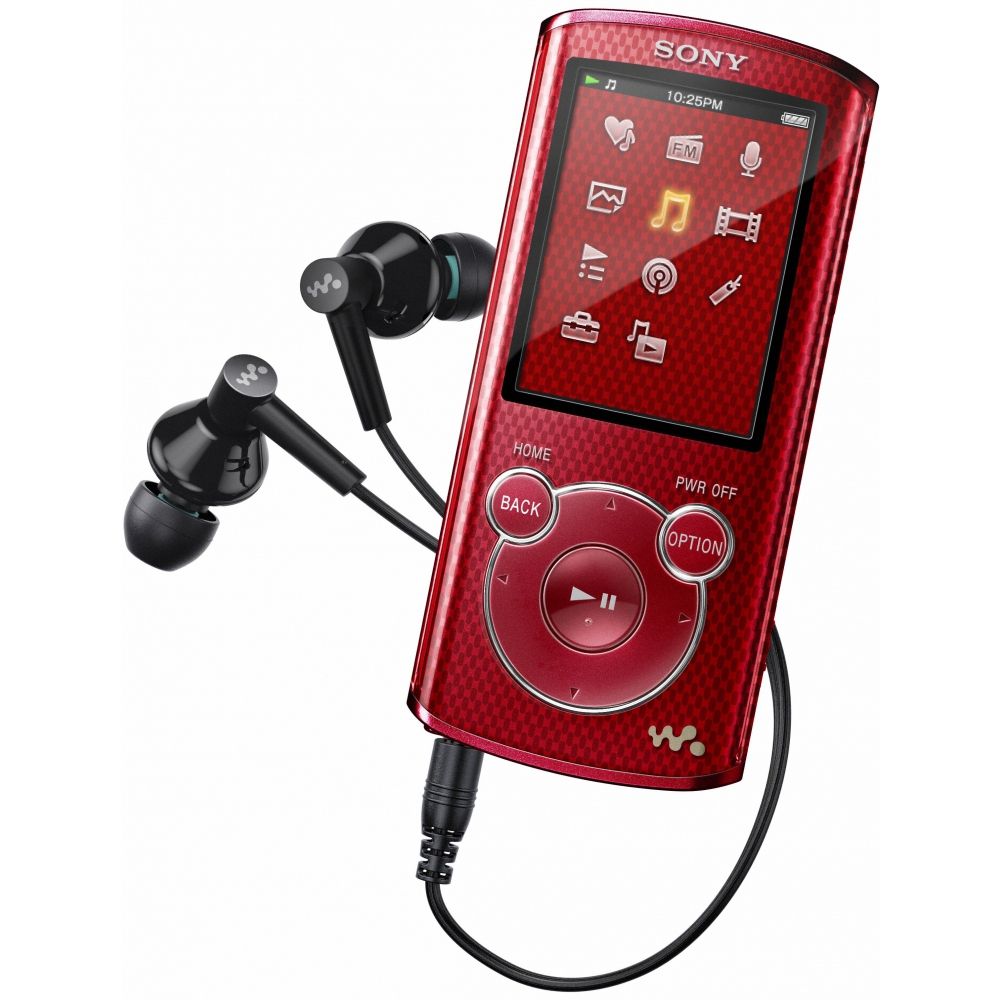 sony nwz e464 red 8 gb digital media player time