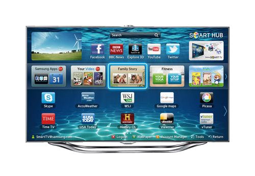 SAMSUNG UE46ES8000 46 3D 1080p LED Internet TV with Free Bracket and 