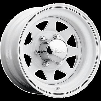 16.5 X 9.75 PACER ALLOY 310 RIMS WHITE 16.5 8X6.5 2500 F250 FORD GM 