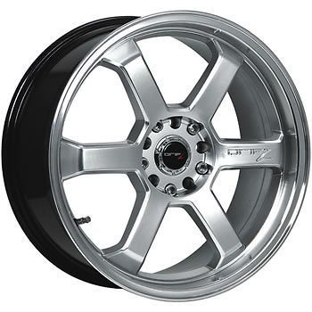 17x7 5 hypersilver wheel drifz holeshot 5x100 5x4 5 time