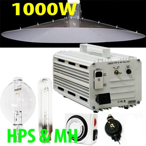 1000w ballast hps mh bulb 40 vertical reflector condition brand