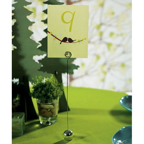 Table Number Stands Silver Wedding Table Number Holders