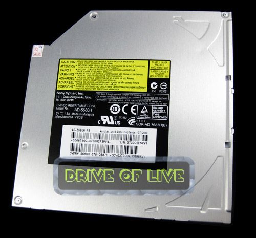 Apple iMac 8x DL DVD RW Burner SATA Drive Sony Ad 5680H