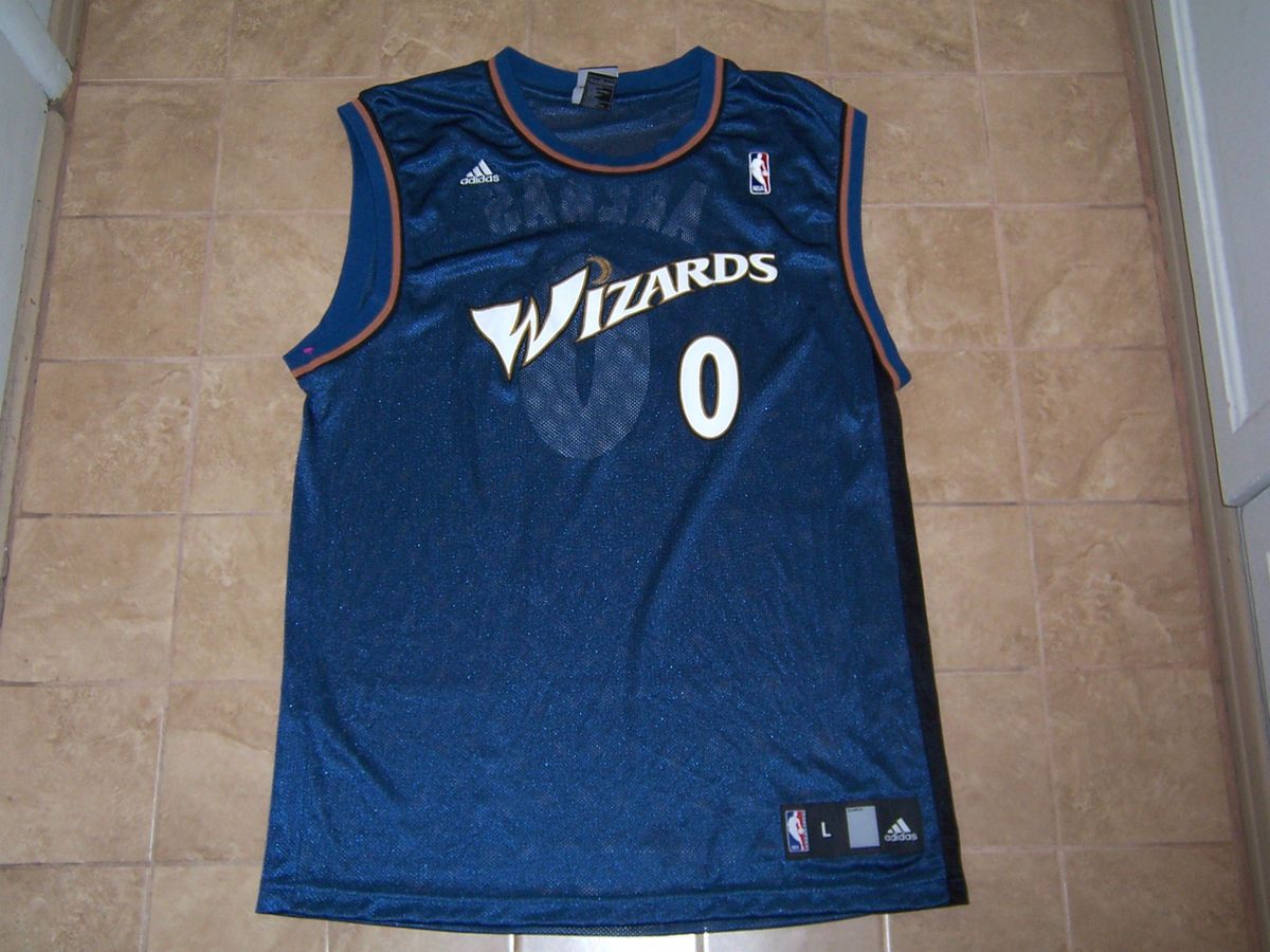 Gilbert Arenas Washington Wizards Adidas 0 NBA Jersey Adult Large