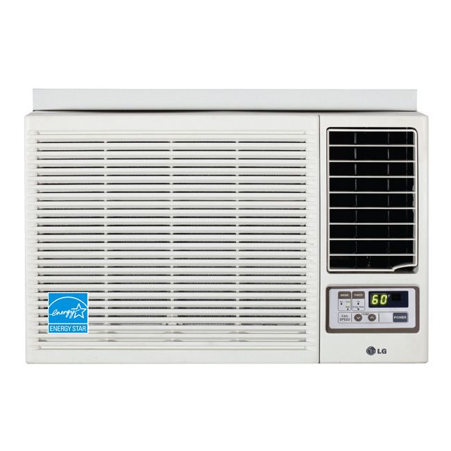   500 BTU Heat and Cool Window Air Conditioner with Remote White