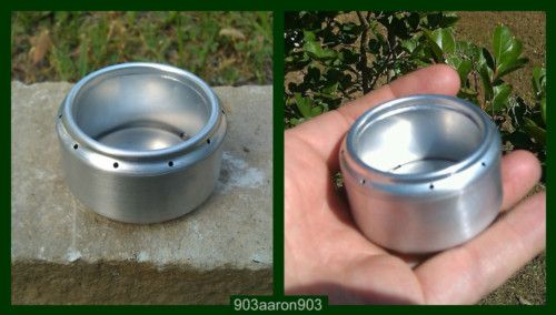 Mini Alcohol Stove 8oz Ultralight Hiking Camp Survival