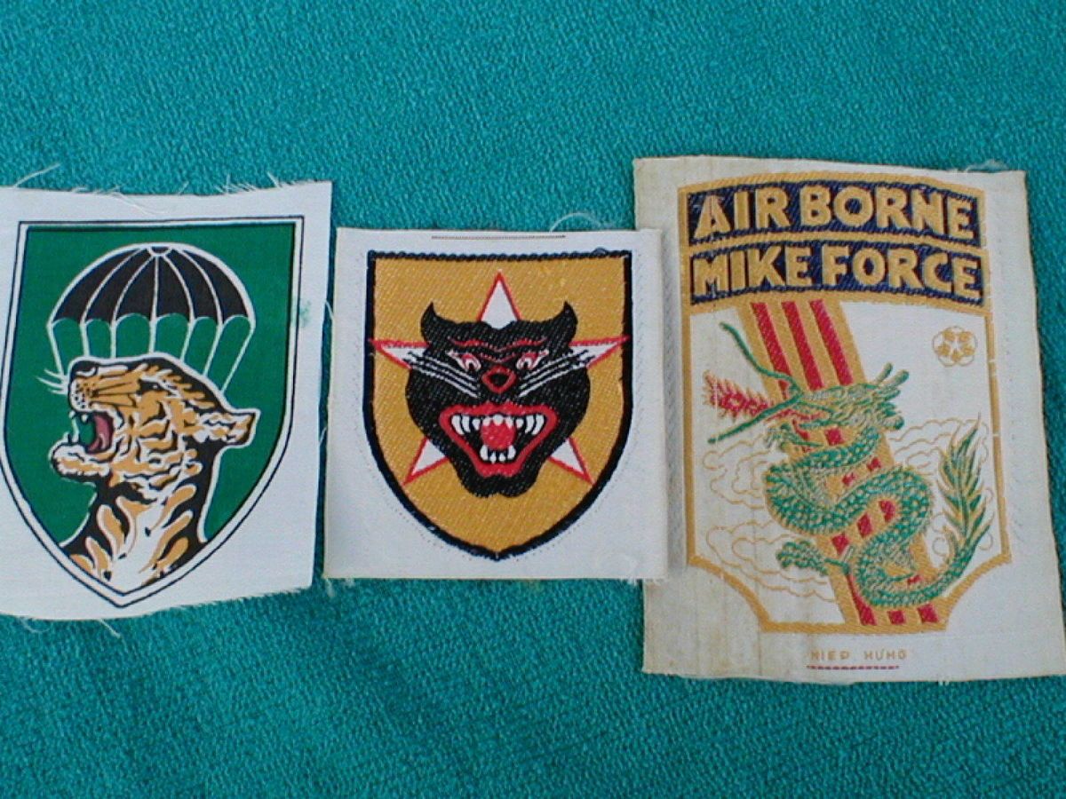 Vietnam ARVN Patches Mike Force Airborne Ranger
