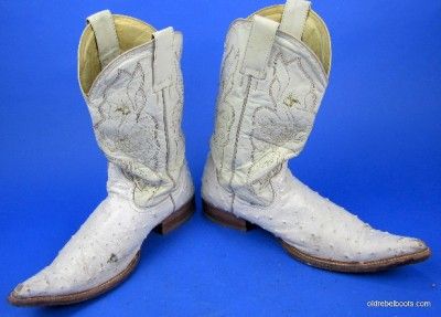 Cowtown Smooth Ostrich Roper Boots