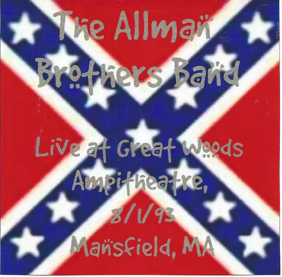 Allman Brothers Band Live 8 1 1993 2 CD 1994 Gregg Warren Haynes Zakk 