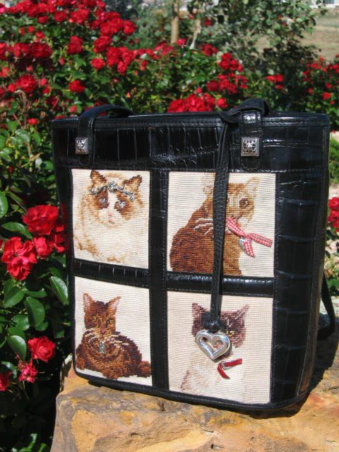 Brighton Feline Fancy Kitty Cat Shoulderbag Purse