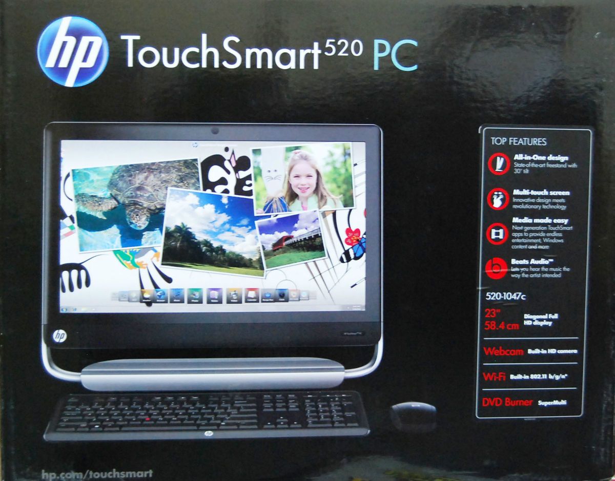   520 1047 Touch Screen Computer All in One PC Desktop HP Monitor