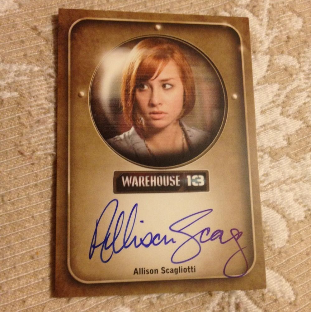 2012 Warehouse 13 Season 3 Allison Scagliotti as Claudia Donovan auto 