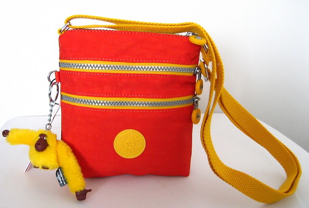 Kipling Alvar XS Cross Body Minibag Tangerine Yellow